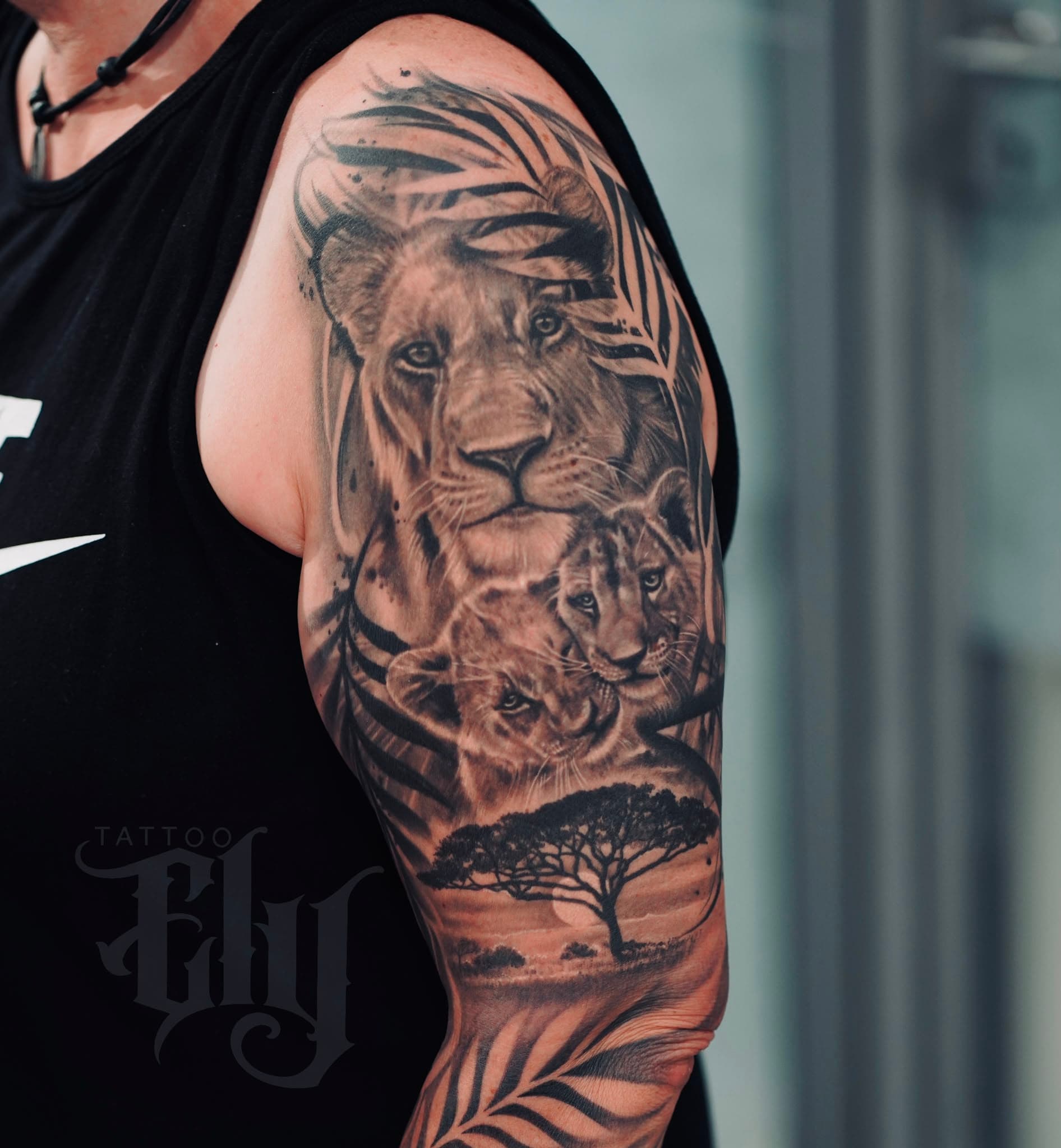 Löwenfamilie Sleeve